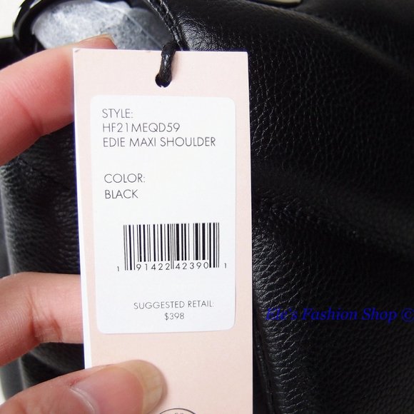 NWT Rebecca Minkoff Edie MAXI Convertible Shoulder Bag Caramello AUTHENTIC - Picture 8 of 8